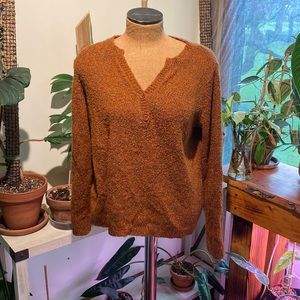 Orange Henley